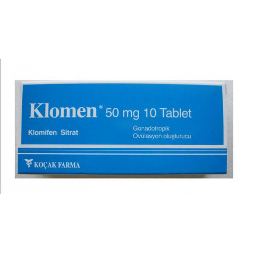 Purchase Klomen 50 Mg 10 Tablets Kocak Farma